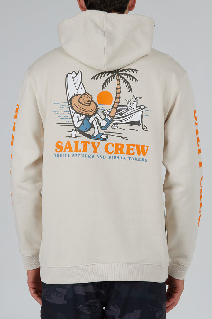 Salty Crew - Siesta Hood Fleece in Bone