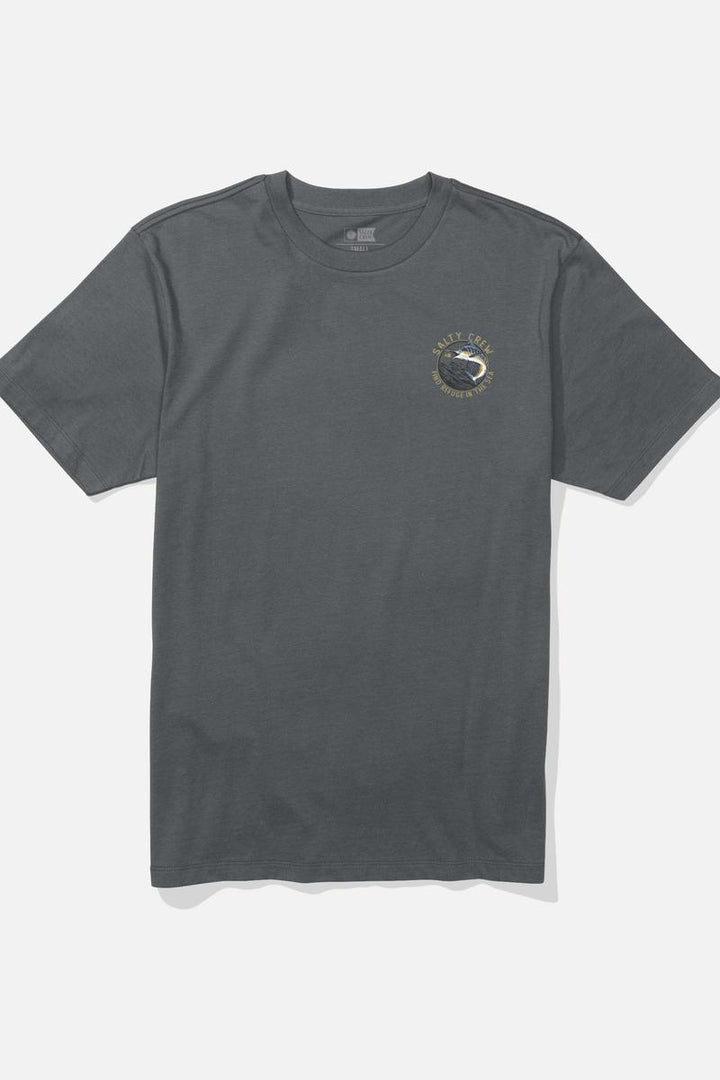 Salty Crew - Schooled Short Sleeve Tee in Charcoal