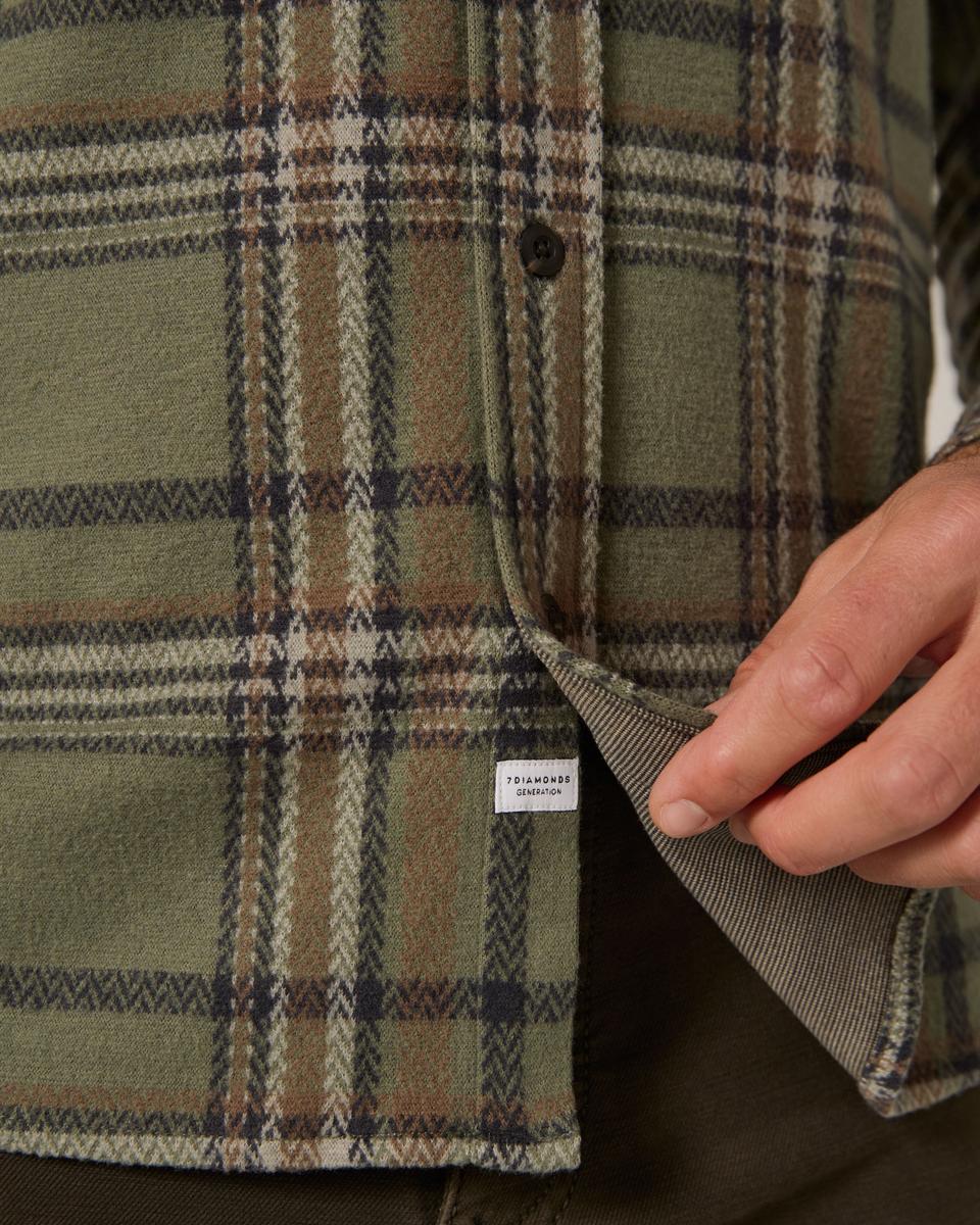 7DIAMONDS - Generation™ Long Sleeve Shirt in Basil