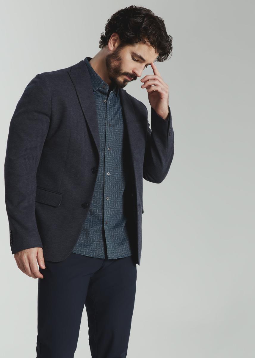 7DIAMONDS - Landen Short Sleeve Shirt in Graphite