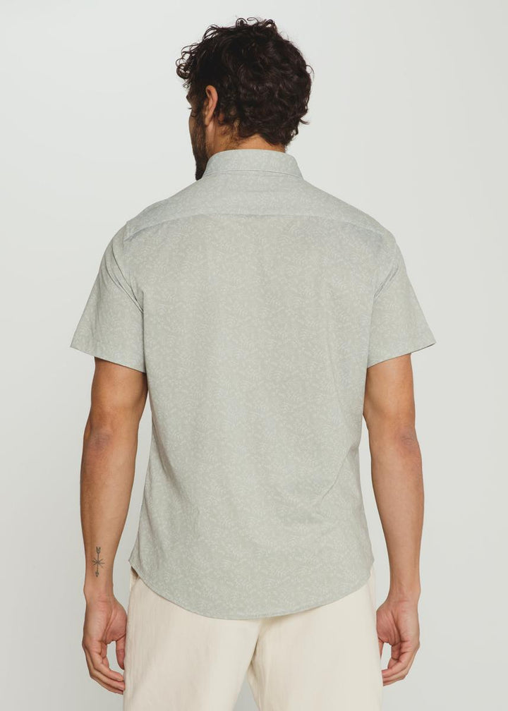 7DIAMONDS - Eden Short Sleeve Shirt in Pastel Green