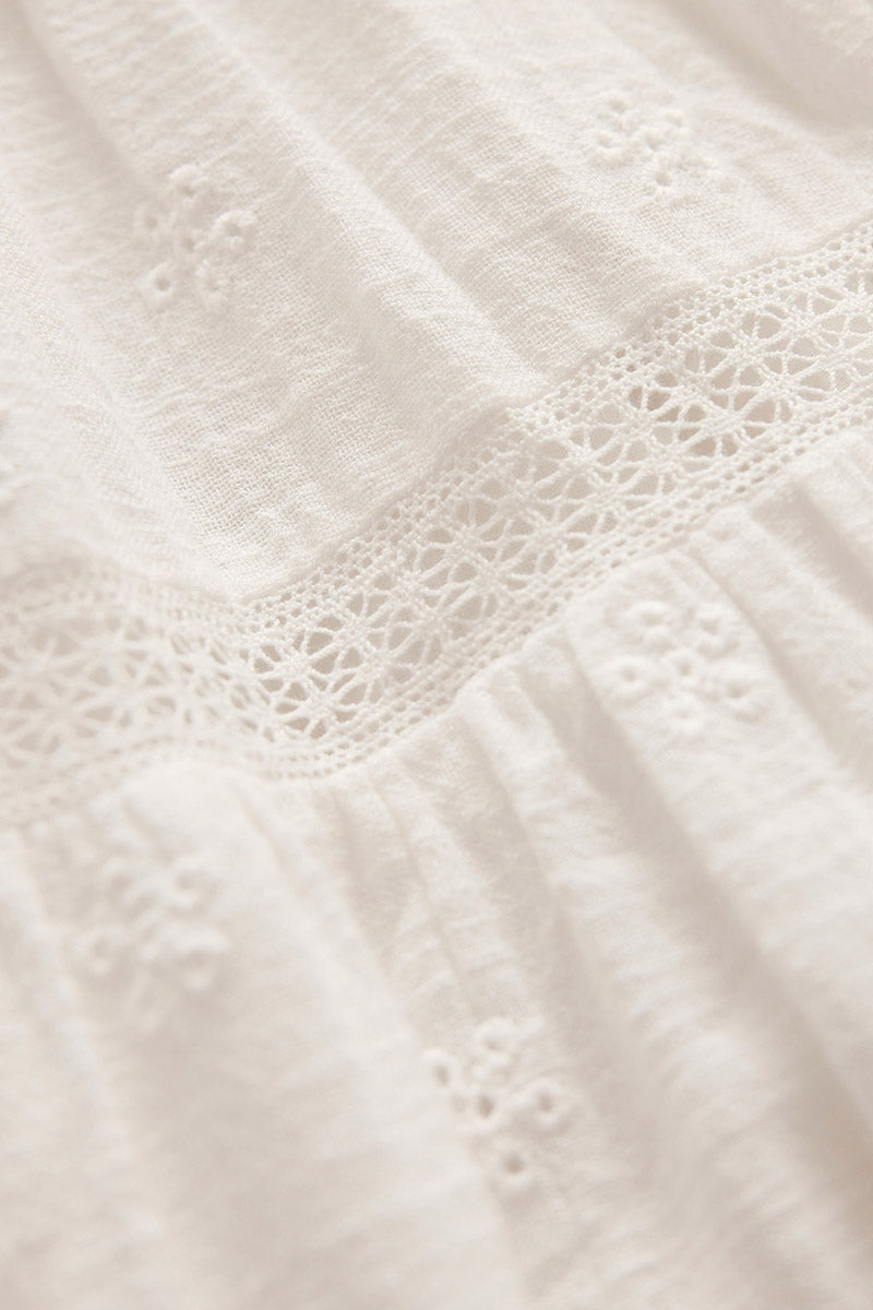 Z Supply - Behati Eyelet Midi Dress - White