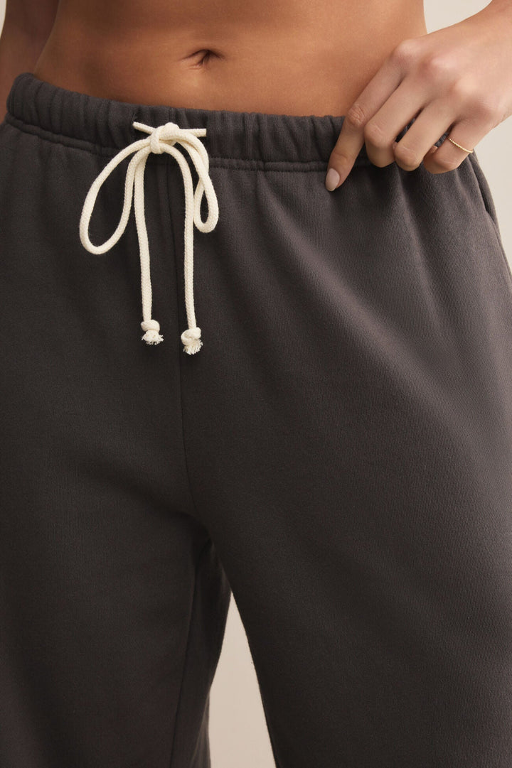 Z Supply - Stadium Cotton Jogger in Washed Black