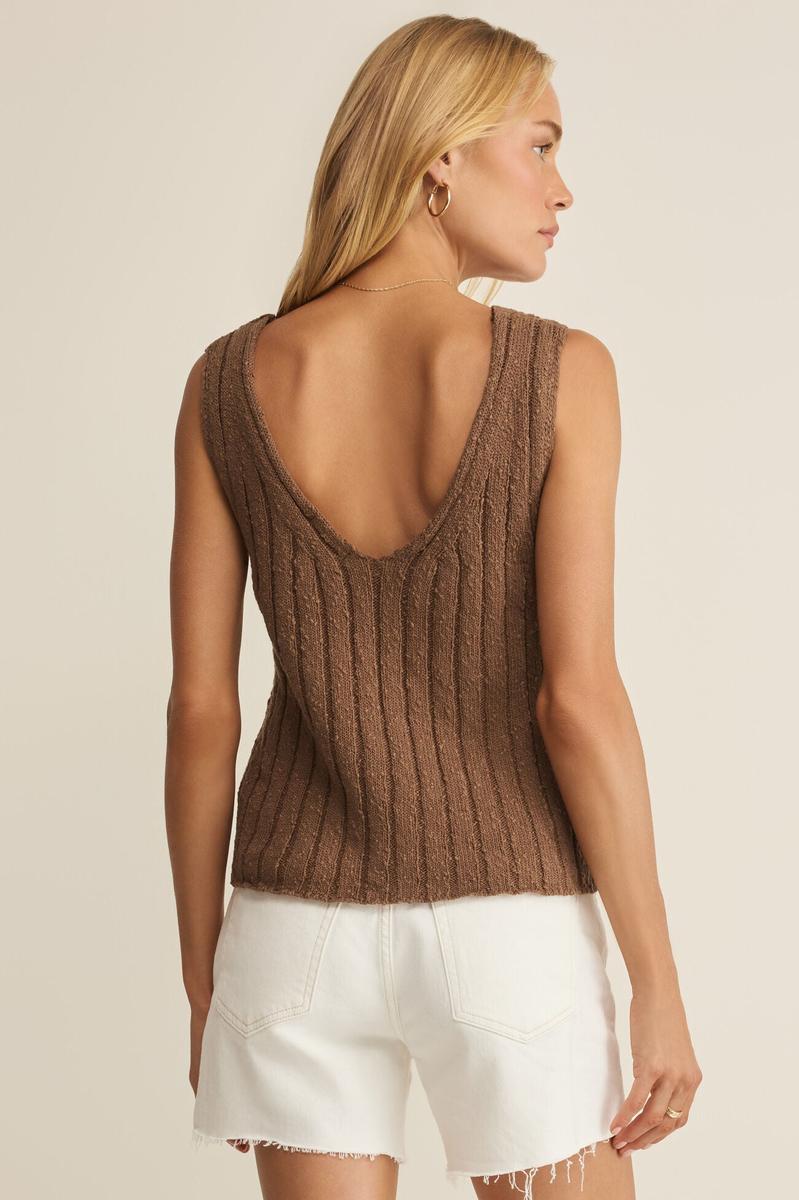 Z Supply - Acadia Sweater Tank in Palo Santo