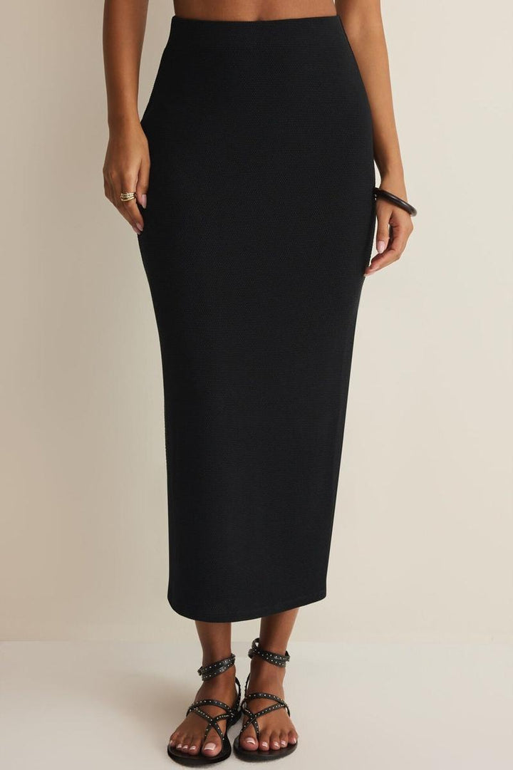 Z Supply - Ainslie Midi Skirt in Black
