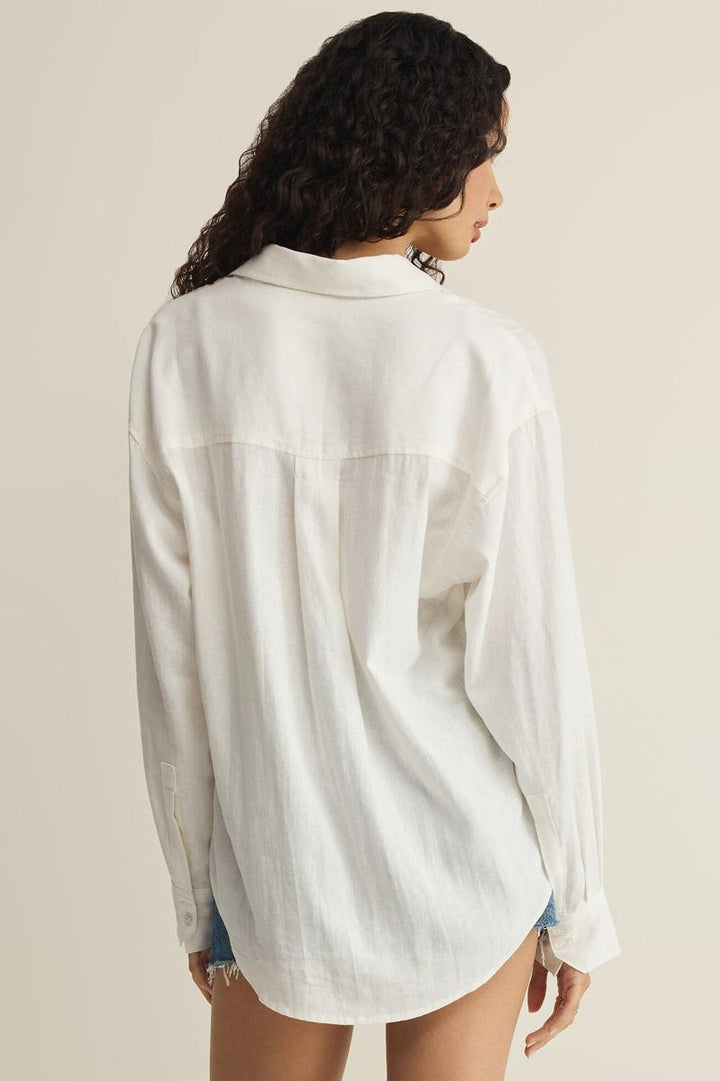 Z Supply - The Perfect Button Up in White