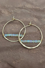Tela Bella - Opal Horizon Gold Hoops