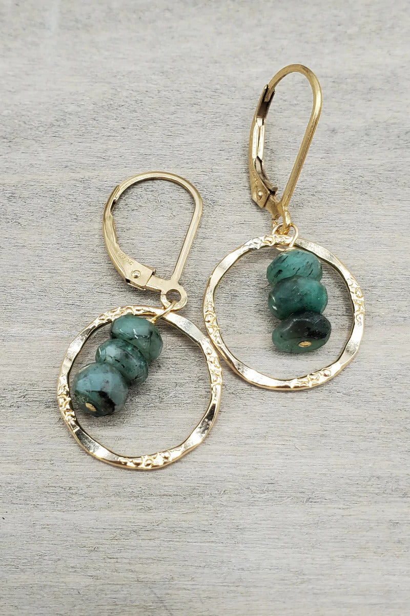 Tela Bella - Emerald Passage Earrings