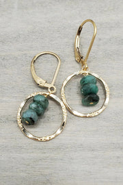 Tela Bella - Emerald Passage Earrings
