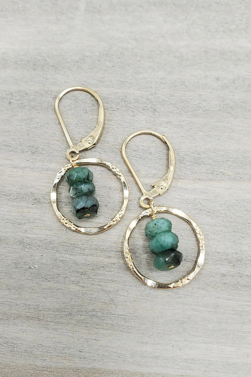 Tela Bella - Emerald Passage Earrings