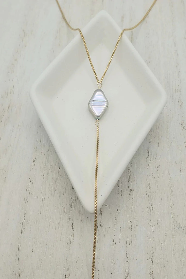 Tela Bella - Arche Lariat Necklace