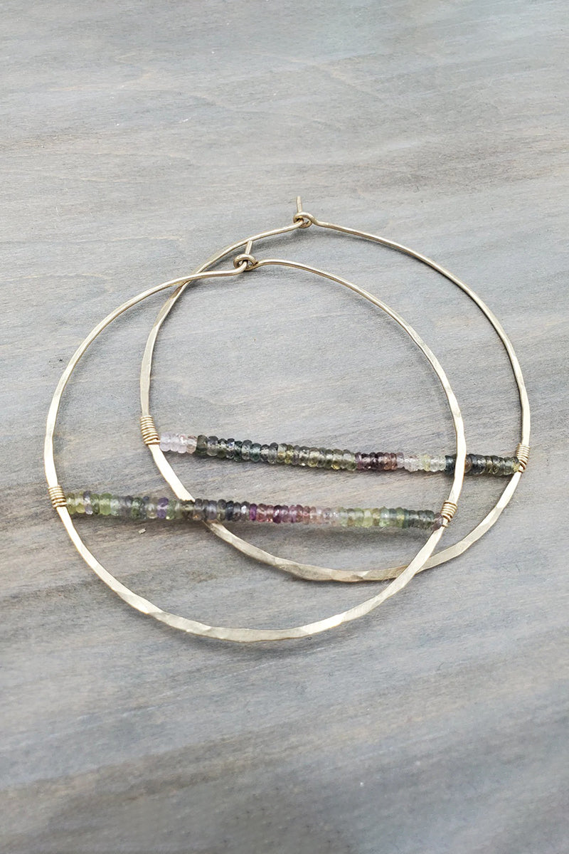 Tela Bella - Sapphire Horizon Hoops