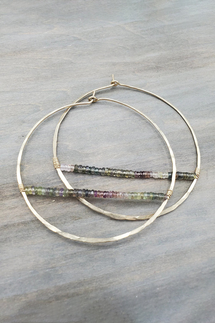 Tela Bella - Sapphire Horizon Hoops