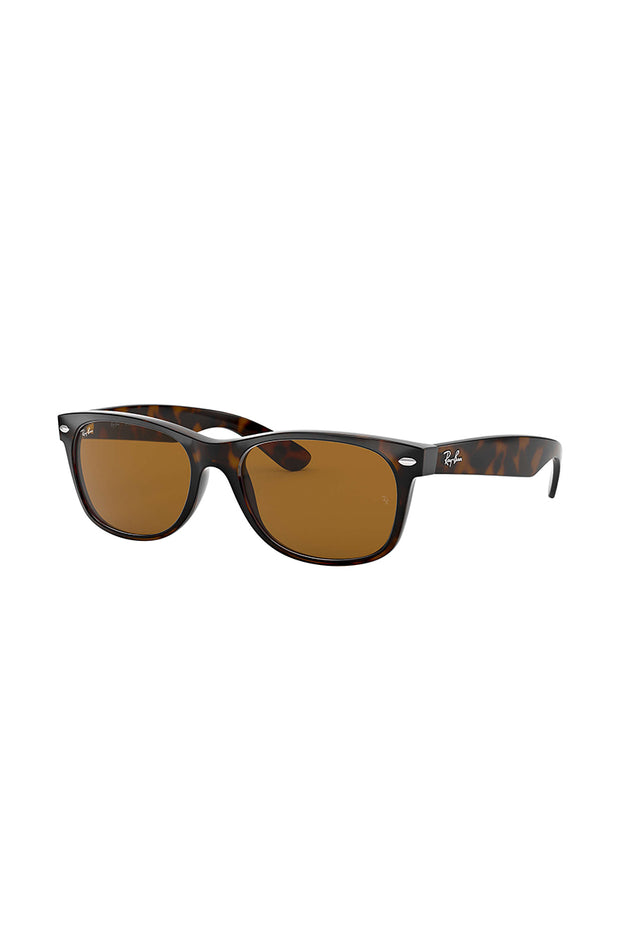 Ray Ban - New Wayfarer Classic Light Havana w/ B-15 BROWN NYLON MAN SUNGLASS - 0RB213271055