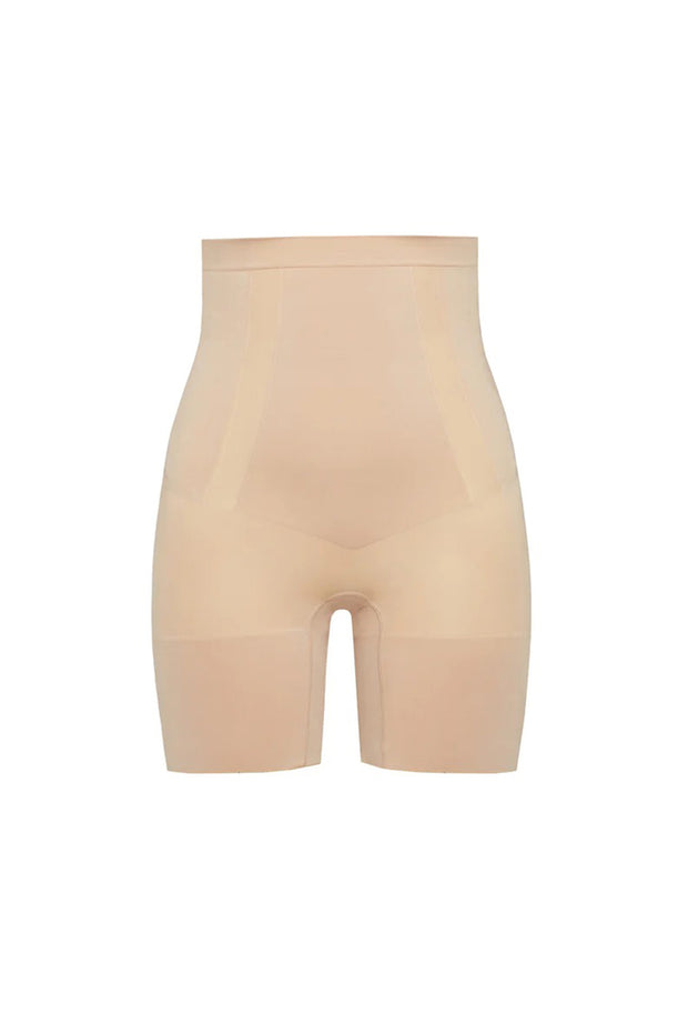 SPANX - OnCore High-Waisted Mid-Thigh Short in Soft Nude – Blue Ox Boutique