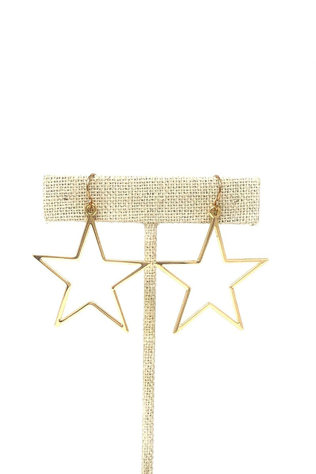 Marit Rae Jewelry - Small Star Earrings in Gold