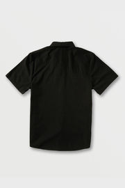 Volcom - Everett Oxford Short Sleeve Shirt in "New Black"