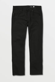 Volcom - Solver Modern Fit Jeans in Black Out