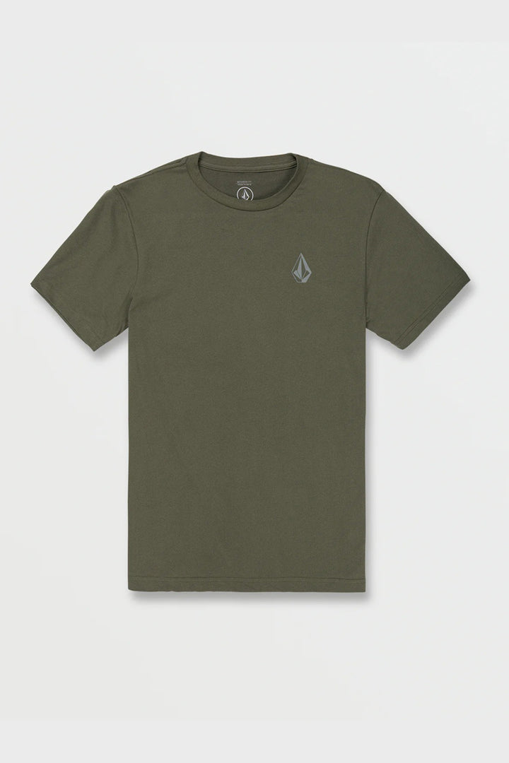 Volcom - Stone Tech Short Sleeve Tee in Military