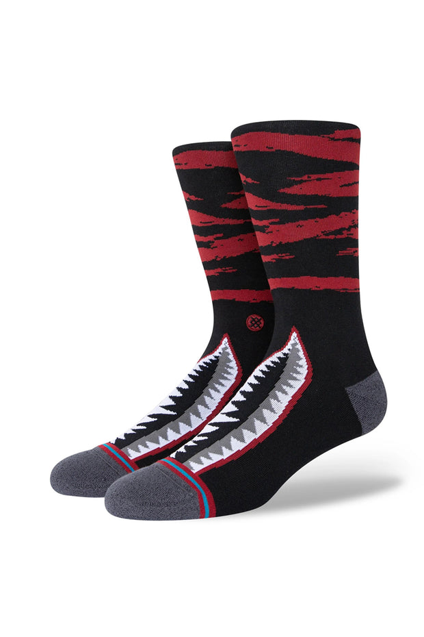 Stance - Warbird Crew Sock in Burgundy
