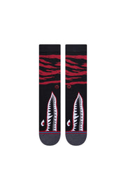 Stance - Warbird Crew Sock in Burgundy