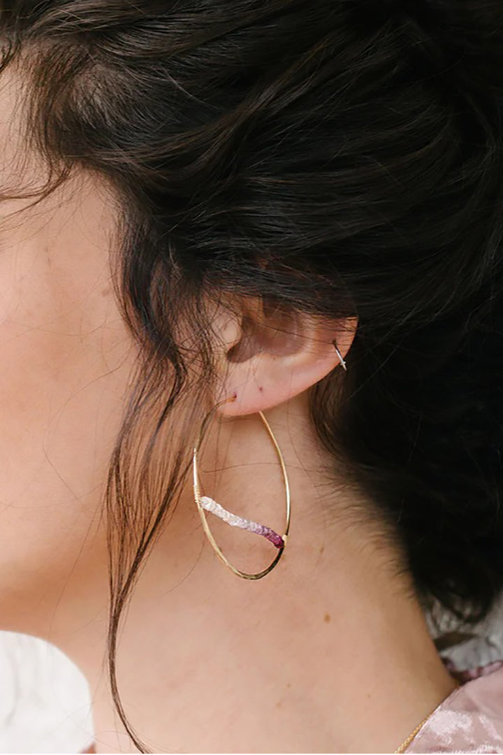 Tela Bella - Sapphire Horizon Hoops