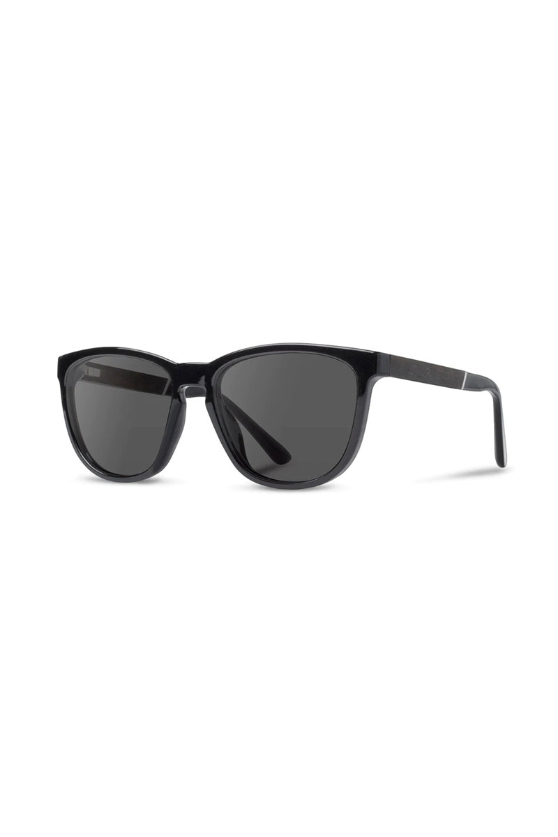 Shwood - CAMP Arrowcrest - Black // Ebony - Basic Polarized Grey