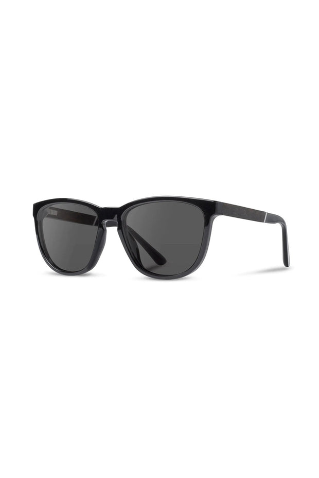 Shwood - CAMP Arrowcrest - Black // Ebony - Basic Polarized Grey