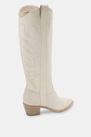 dolce vita - Solei Boots in White Leather
