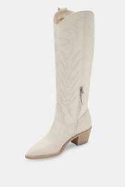 dolce vita - Solei Boots in White Leather
