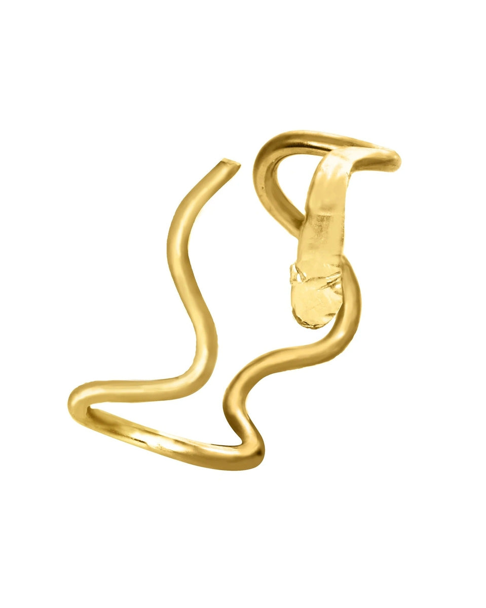 KOZAKH - Geneva Snake Ring in Gold - Size 7