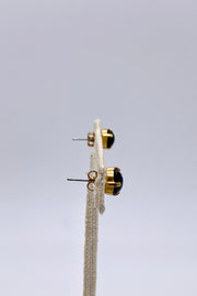 La Vie Parisienne - Jet Swarovski Crystal Stud Earrings