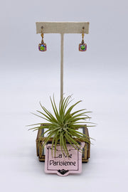La Vie Parisienne - Ultra Coco Swarovski Crystal Leverback Hanging Stud Earrings