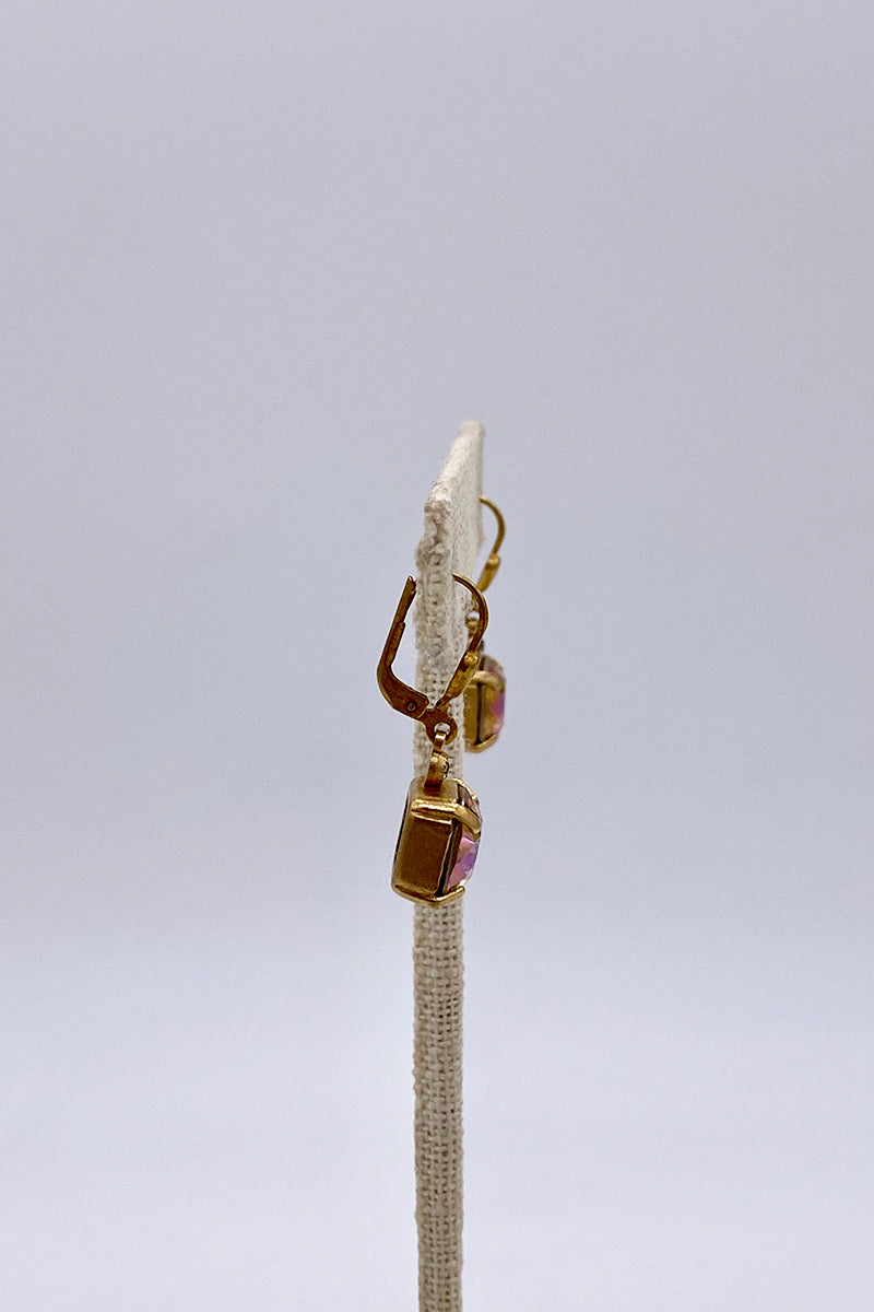 La Vie Parisienne - Ultra Coco Swarovski Crystal Leverback Hanging Stud Earrings