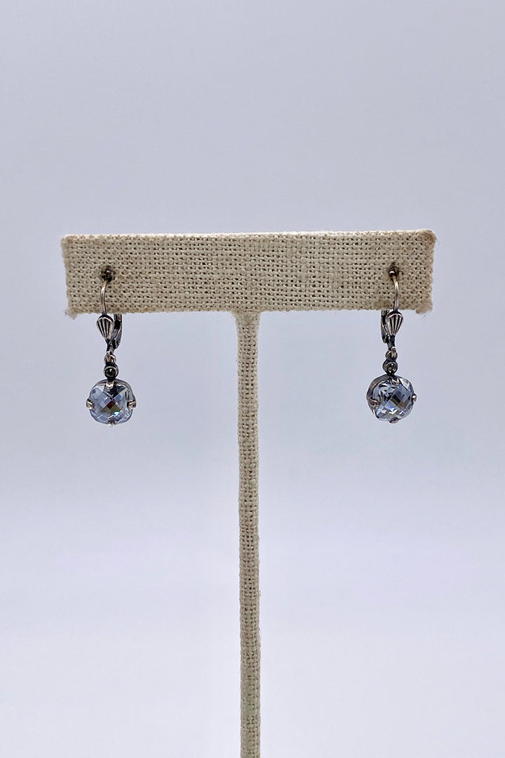 La Vie Parisienne - Shade Swarovski Crystal Leverback Hanging Stud Earrings