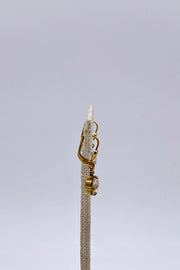 La Vie Parisienne - Champagne  Swarovski Crystal Leverback Hanging Stud Earrings