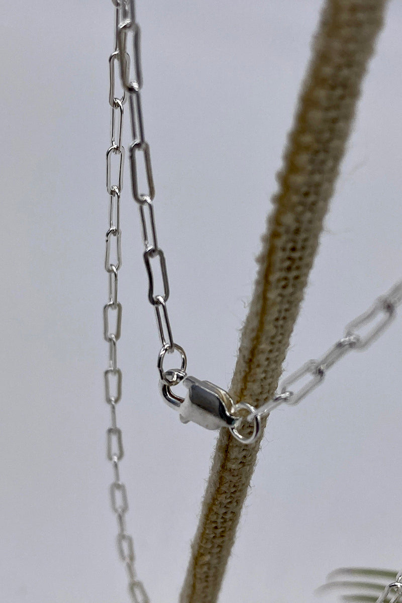 Blue Ox Signature Jewelry - Flat Cable Chain with Lobster Clasp in Sterling Silver