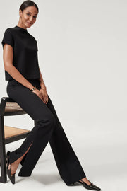 SPANX - The Perfect Pant with Split Hem in Classic Black