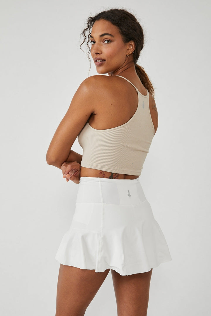 Free People Movement - Cropped Run Tank in Sandshell