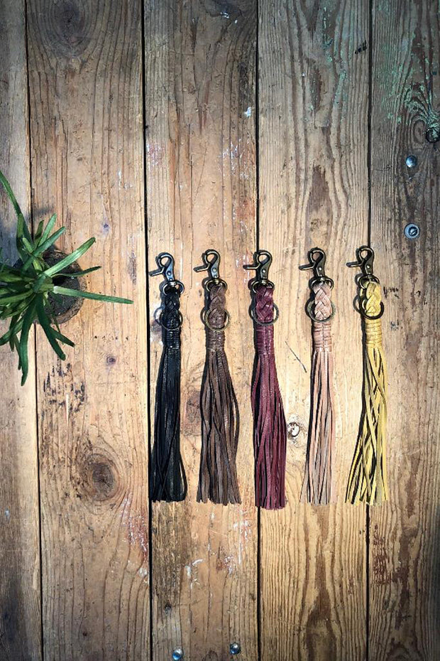 Cut n' Paste - "Hook" Tassel Key Ring