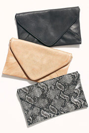 Rock Paper Scissors - "Bella" Envelope Wallet in Suede Umbe