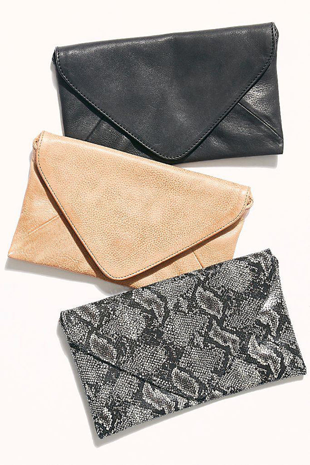 Rock Paper Scissors - "Bella" Envelope Wallet in Suede Umbe