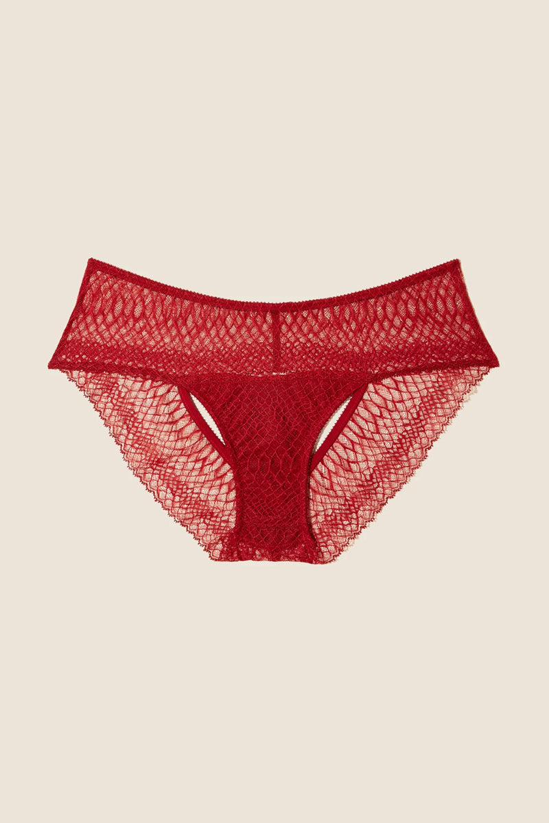 Cosabella - Sutra Naughty Bikini in Sindoor Red