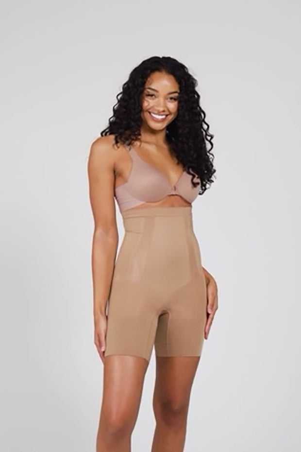 SPANX - OnCore High-Waisted Mid-Thigh Short in Soft Nude – Blue Ox