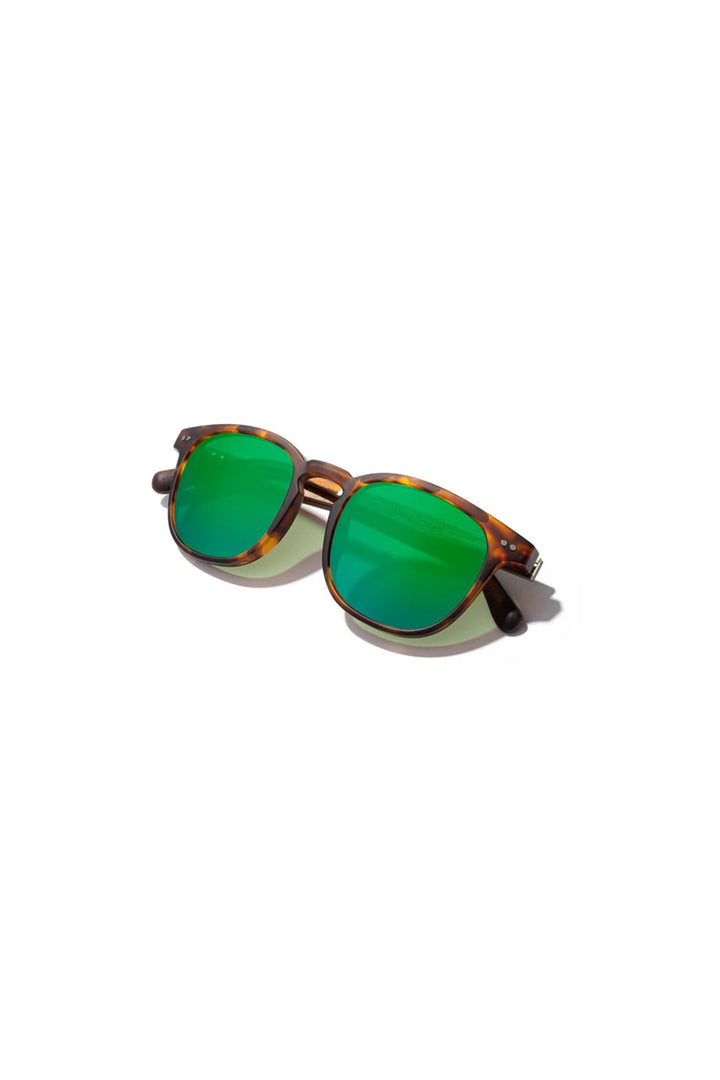 Shwood - CAMP Topo - Matte Tortoise // Walnut - HD Plus Polarized Green Flash