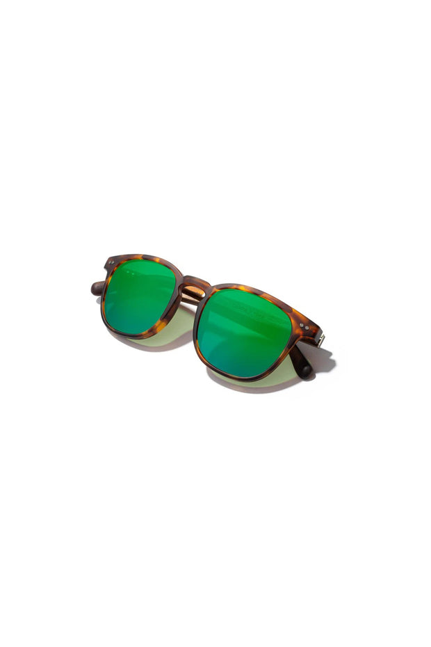 Shwood - CAMP Topo - Matte Tortoise // Walnut - HD Plus Polarized Green Flash
