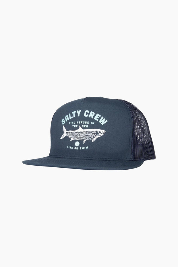 Salty Crew - Tarpon Trucker Hat in Navy