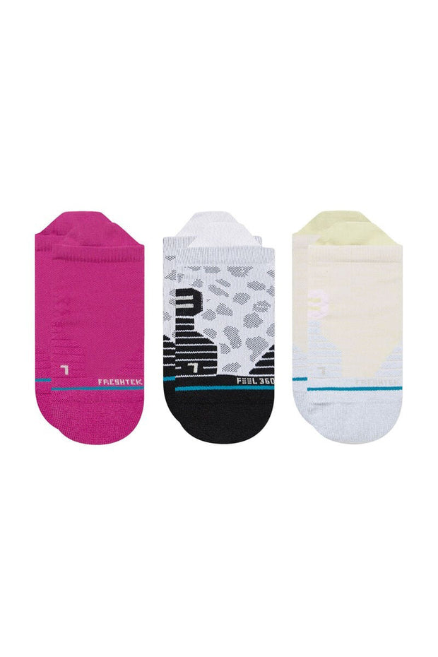 Stance - Stance Performance Tab Socks - 3 Pack in On The Go - Magenta