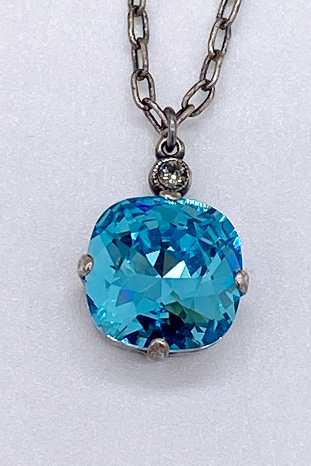 La Vie Parisienne - Swarovski Crystal Necklace - Aquamarine