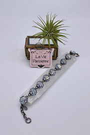La Vie Parisienne - Swarovski Crystal Bracelet - Blue Shade